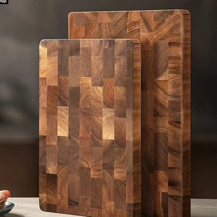 Solid Wood Acacia Chessboard and Cutting Board - Multiple Sizes