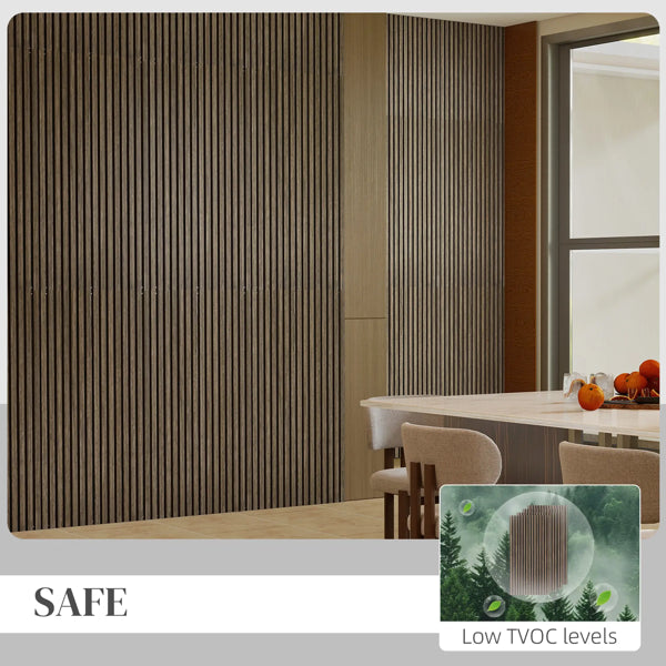 Acoustic Wood Wall Panels - Set of 4 for DIY Projects