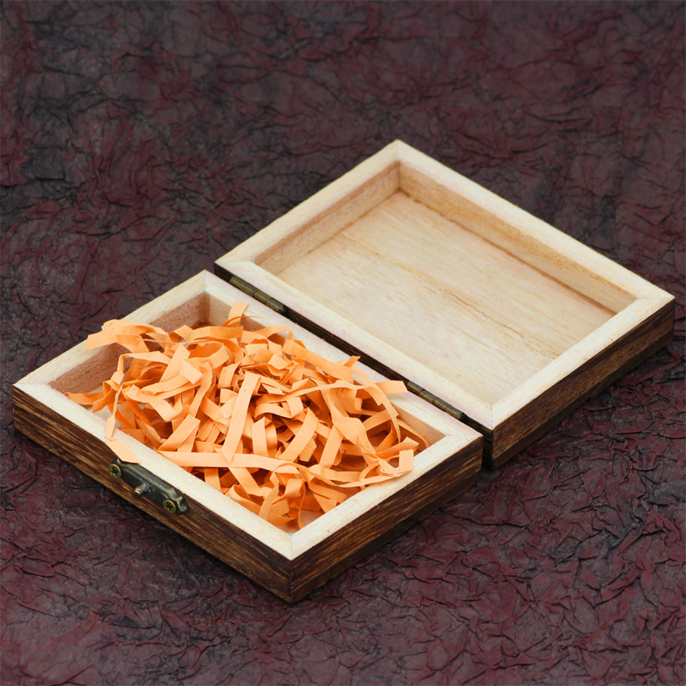 Wooden Jewelry Box with Carving Design Personalizable Gift Storage