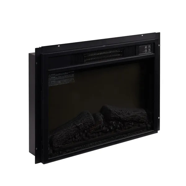 23" Electric Fireplace Insert - 1400W with Remote Control