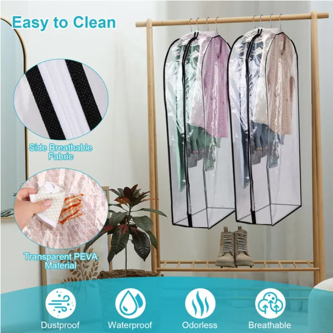 5-piece Set Of Hanging Clothes In A Bag Dustproof And Waterproof