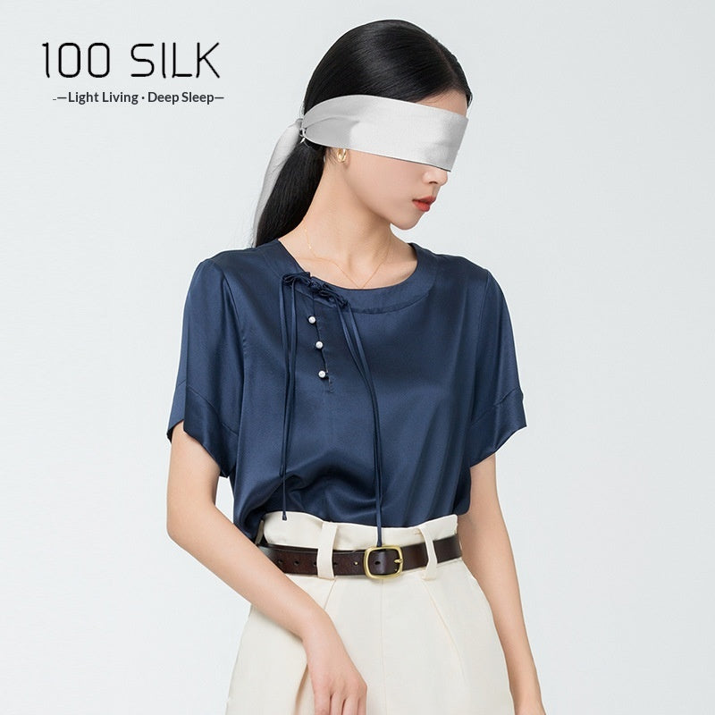 Elegant Silk Long Hairband Scarf for Women - Versatile Head Wrap