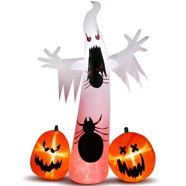 11.8 FT Halloween Inflatable Ghost Pumpkin Decoration