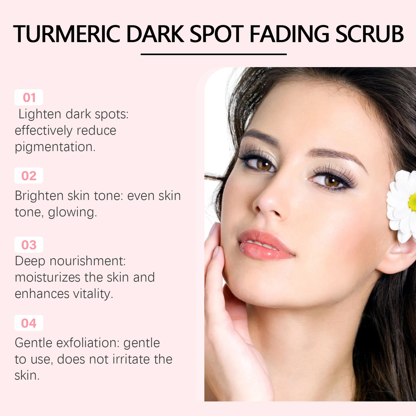 Turmeric Exfoliating Body Scrub for Dark Spots and Skin Brightening