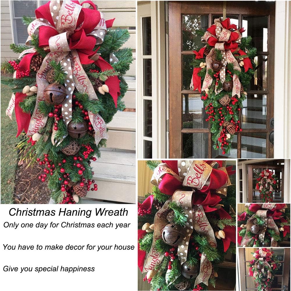 1PC Christmas Door Hanging Decoration - Holiday Accessory