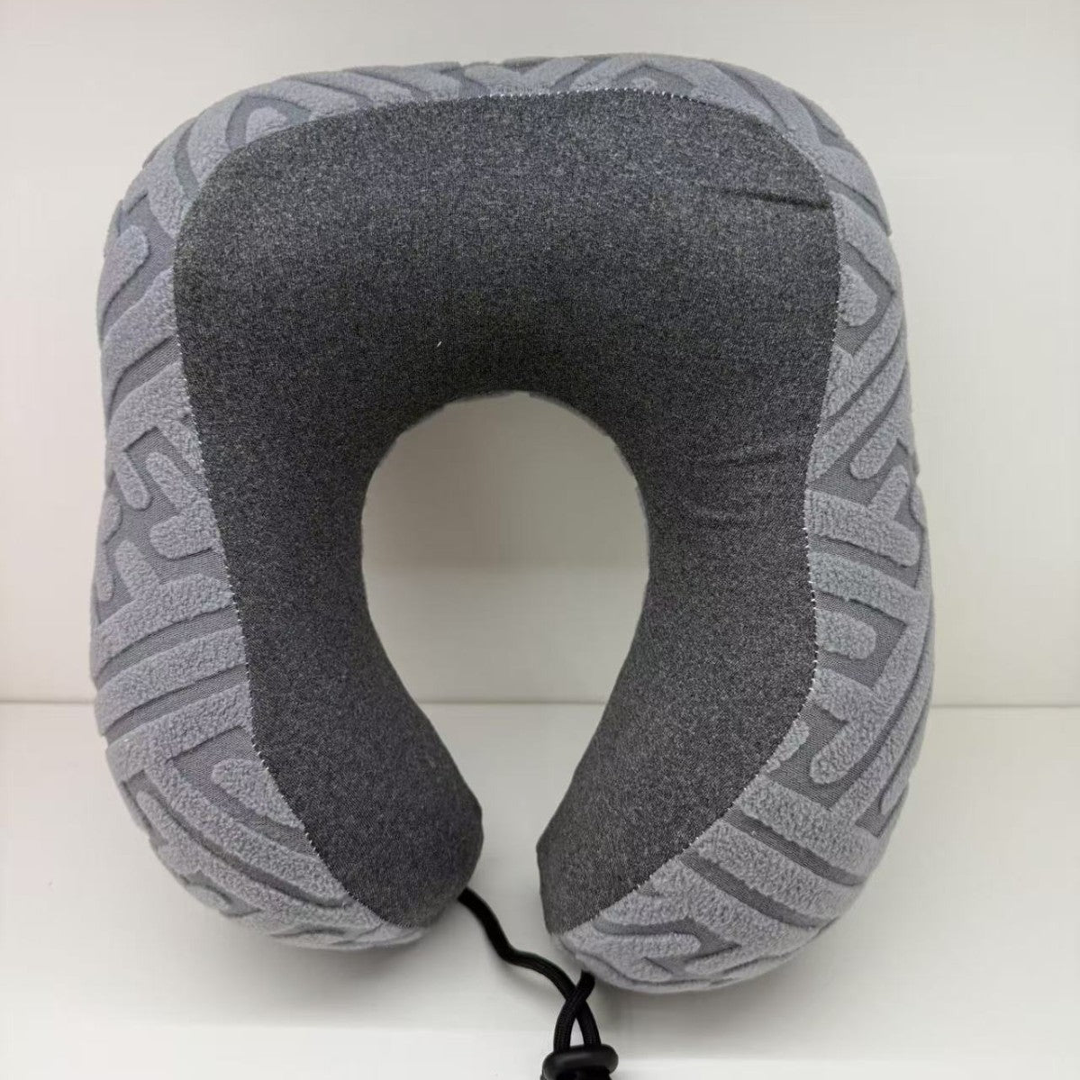 Memory Foam U-Shaped Travel Neck Pillow with Adjustable Drawstring