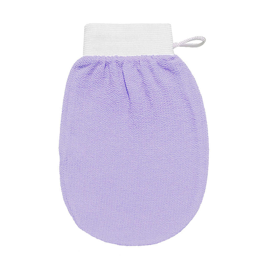 Medium Fine Sand Viscose Fiber Bath Gloves for Men and Women