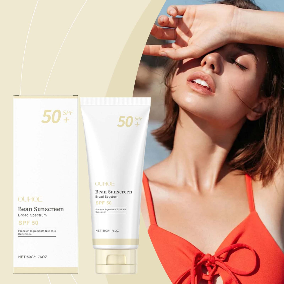 Moisturizing Protective Skin Cream 50g for Outdoor Use