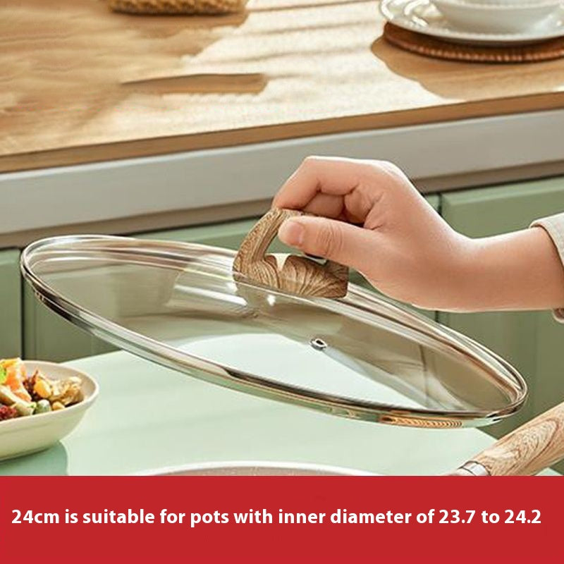 Medical Stone Pot Cover Tempered Glass Kitchen Storage Cover - Multiple Sizes
