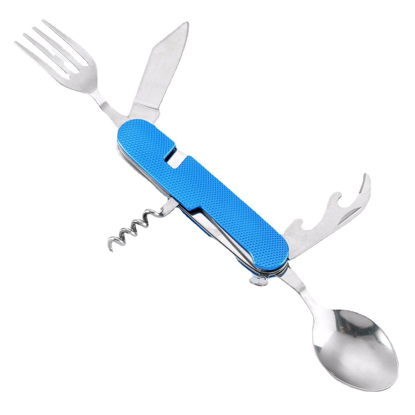 Stainless Steel Folding Detachable Tableware - Modern Kitchen Dining Set