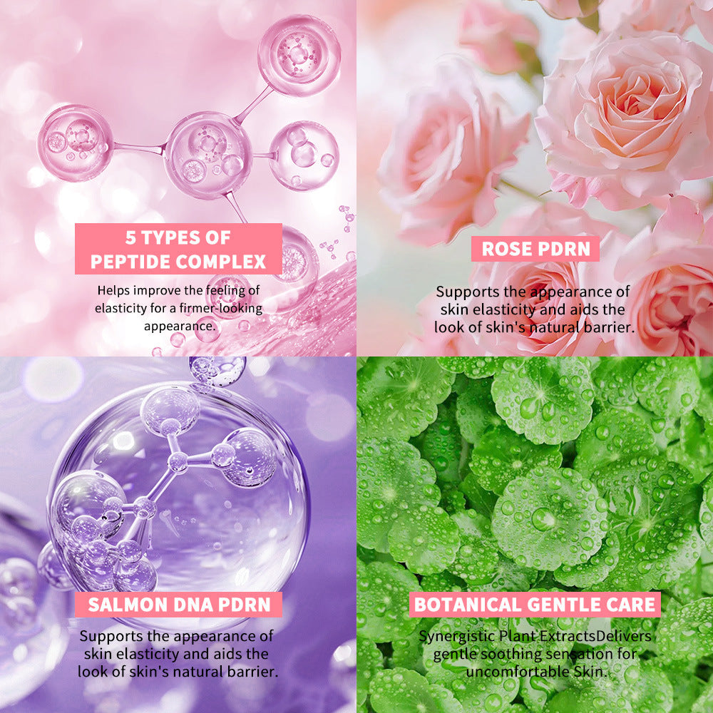 Pink Peptide Hydrating Facial Serum - Moisturizer for All Skin Types