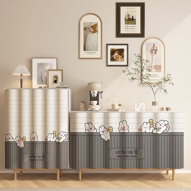 Punch-Free Kitchen Cabinet Shade Curtain - Home & Garden Textiles