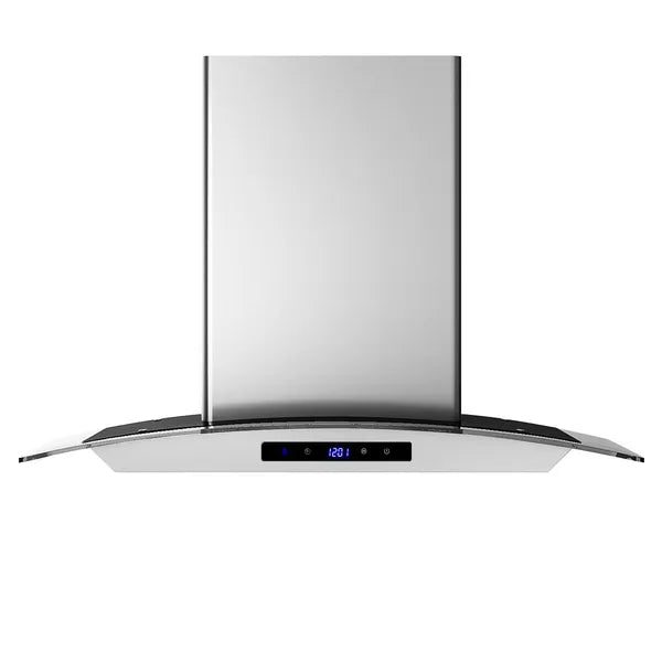 30-Inch Wall Mount Range Hood 700CFM Tempered Glass Touch Control Kitchen Appliance