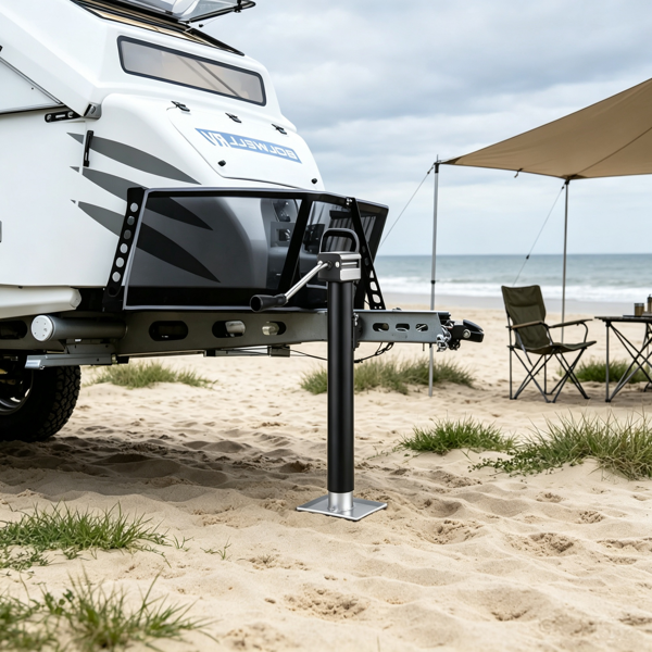 15-Inch Heavy-Duty Swivel Trailer Jack for RV & Utility Trailers