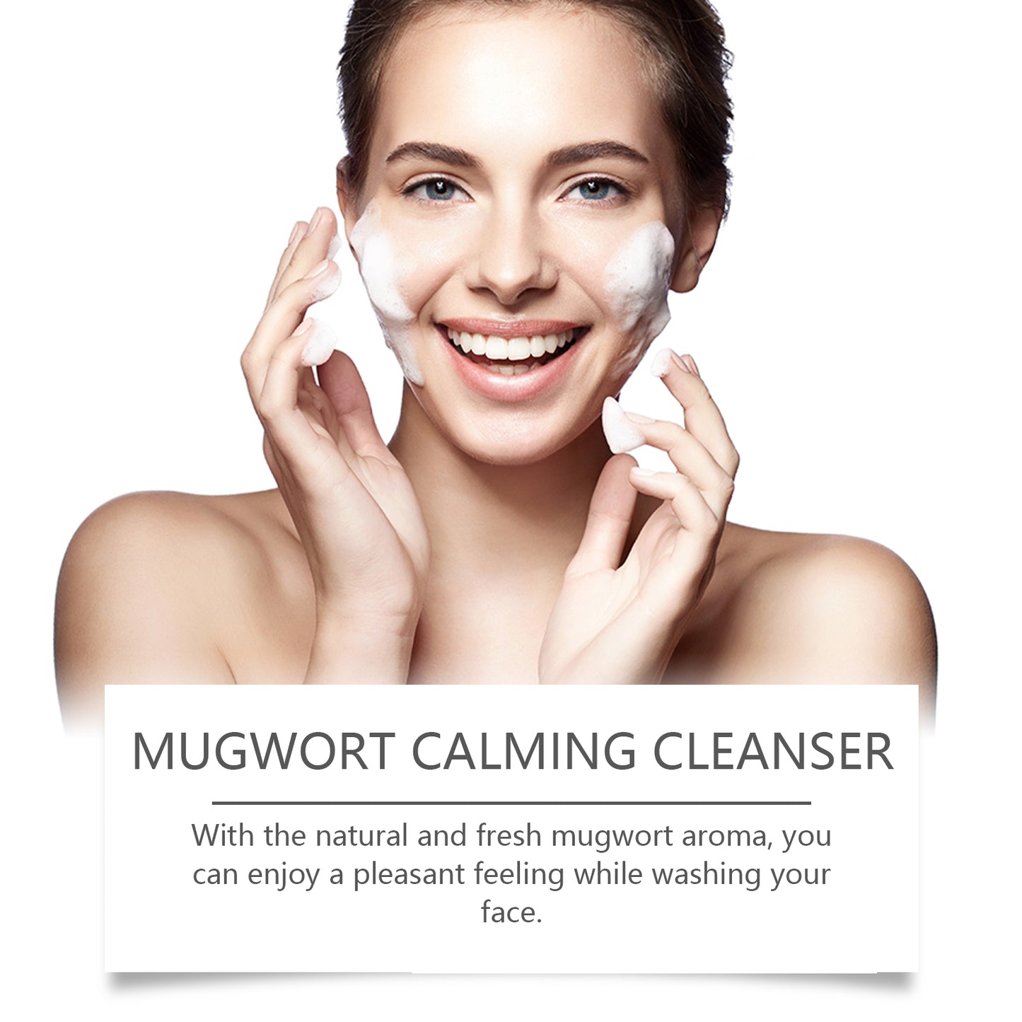 Mugwort Calming Facial Cleanser - Hydrating & Pore Clearing Face Wash