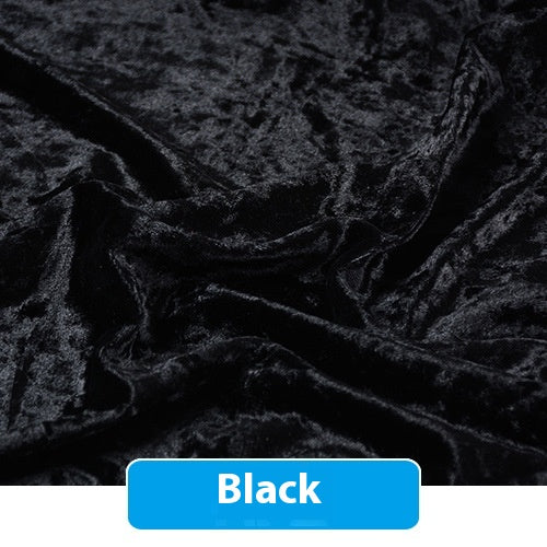 Multicolor Stretch Diamond Velvet Fabric for Craft & Upholstery - 1m, 150D