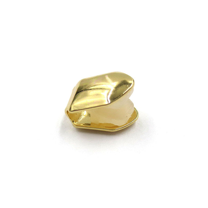 Hip Hop Tooth Socket Set with Gold and Silver Variants - Unisex Party Accessories