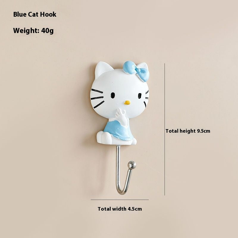 Wall Door Key Hook Rack Organizer for Hallway Bedroom Entryway
