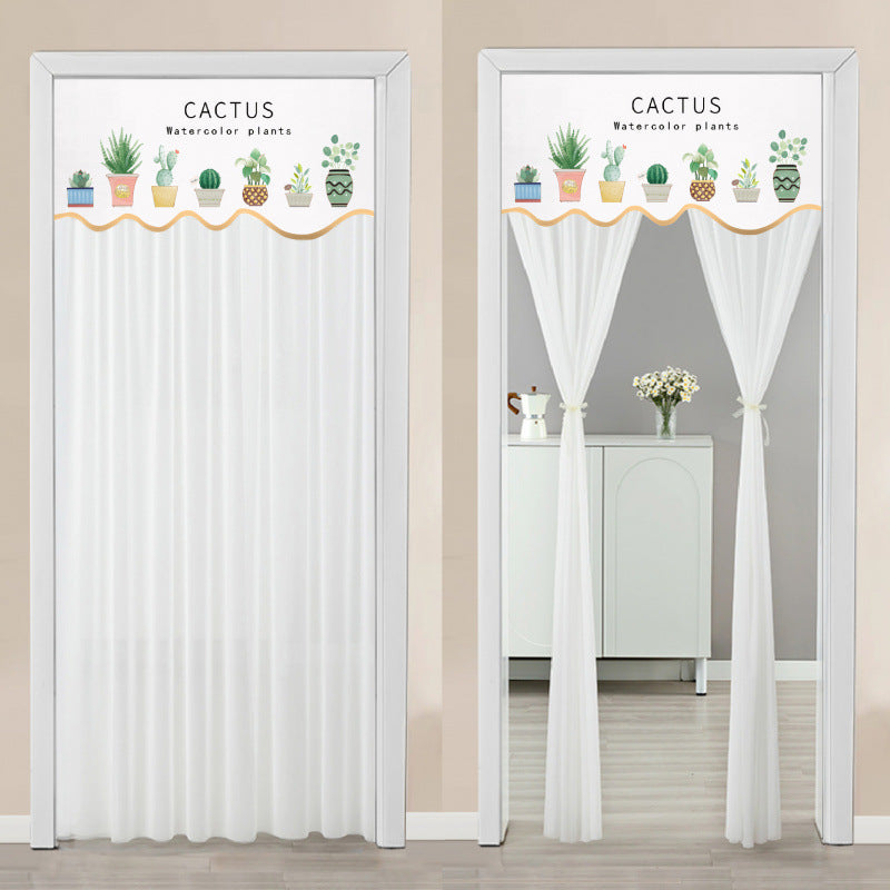 Blackout Curtain with Double-Layer Magic Tape for Home & Bedroom