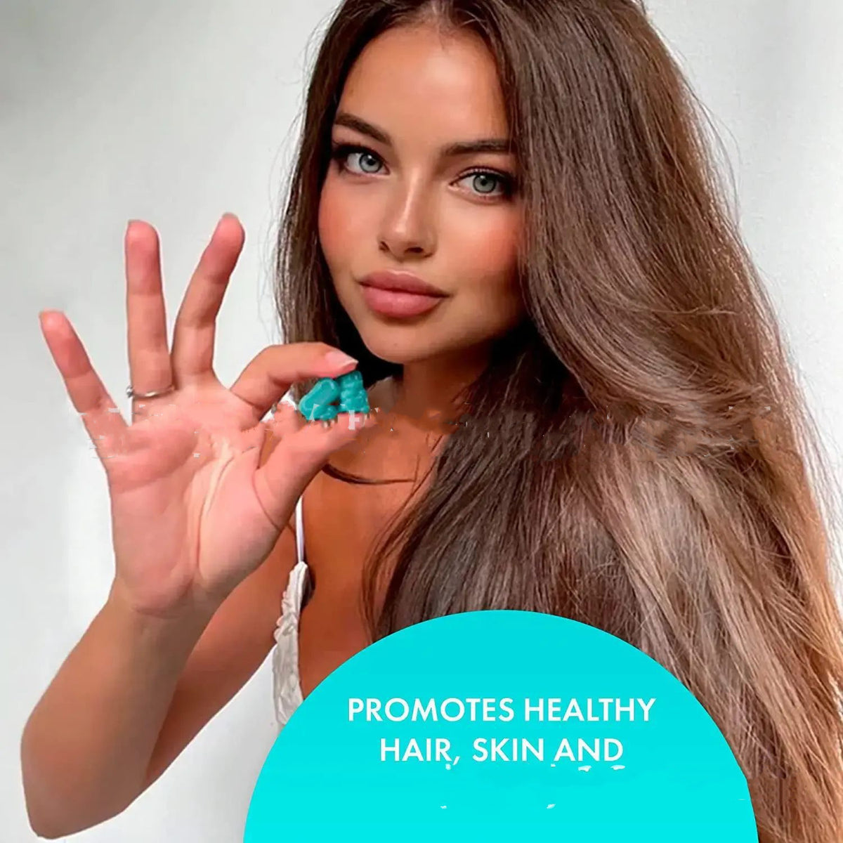 Hair Skin Nails Gummies 60 Tablets Vitamin B Complex
