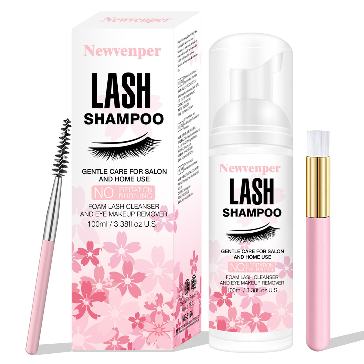 Oil-Removing Cleansing Mousse for Grafted Lashes - 100g