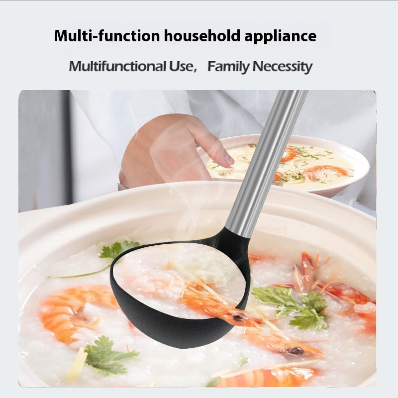 Non-Stick Silicone Pot & Kitchen Utensil Set - High-Temperature Resistant