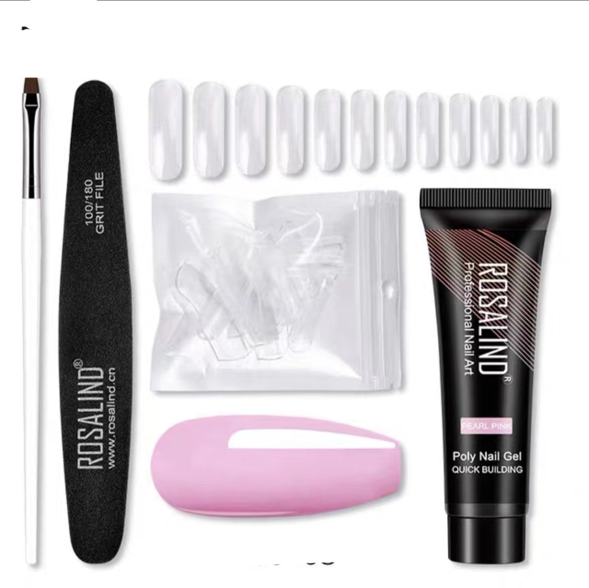 Poly Nail Gel Extension Kit for Manicure