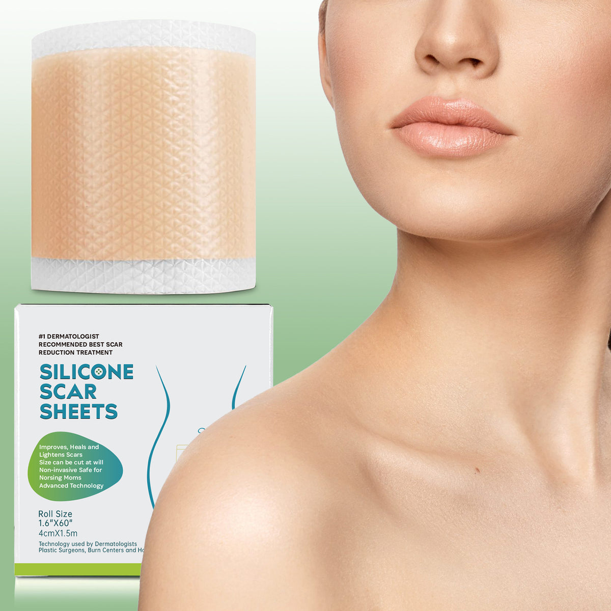 Non-standard Silica Gel Scar Paster Desalinated Silicone