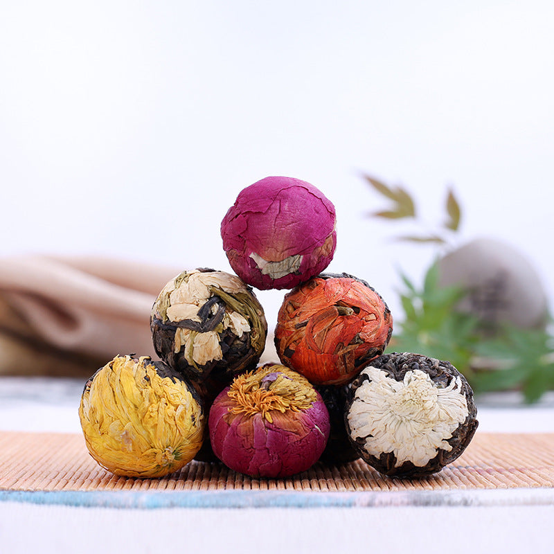 Six Flavor Flower Tea Gift Box - 18 Tablets