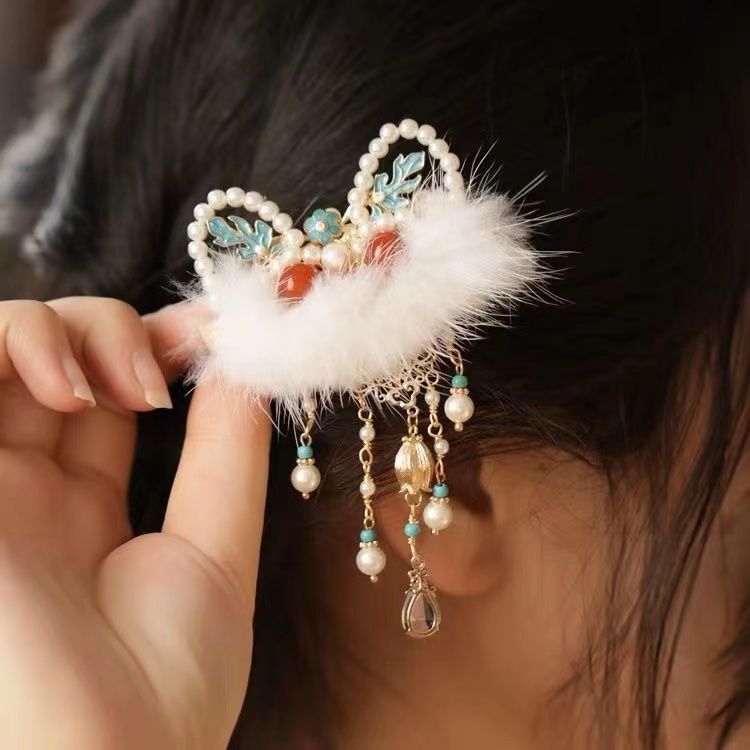 Cute Tassel Hairpin Set Hair Accessories for Daily Use