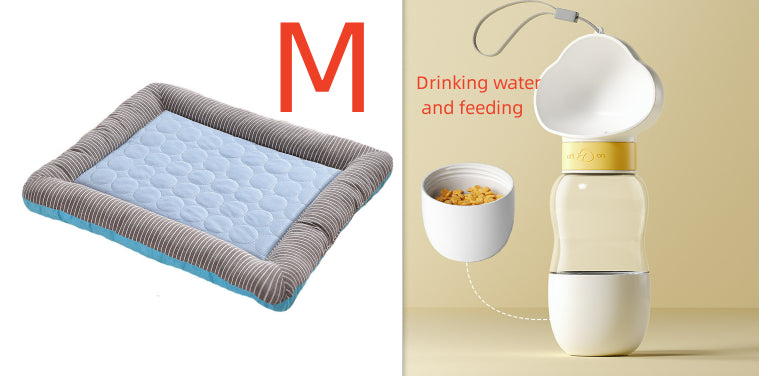 Pet Cooling Mat Bed for Dogs Cats Puppy Kittens Summer Cooling Blanket Ice Silk