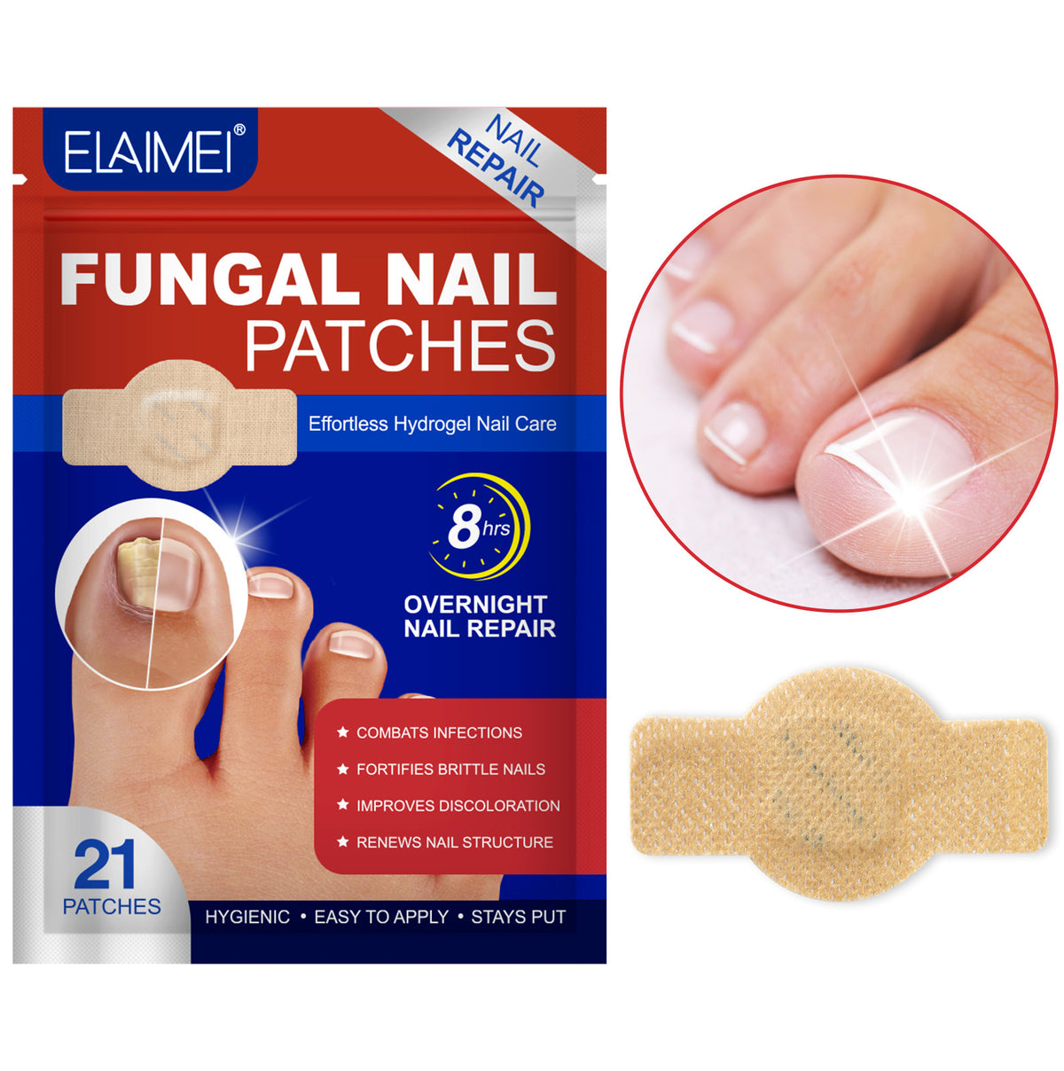 Nail Antibacterial Patch Strengthening Health