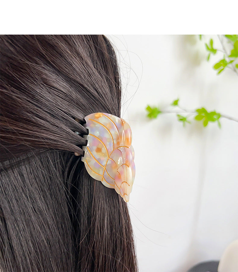 Summer Acetate Conch Hair Barrettes - Cute Hair Accessories