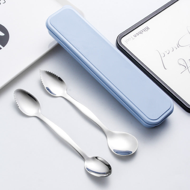 Stainless Steel Double-Headed Mud Scraper for Kitchen and Home Cleaning