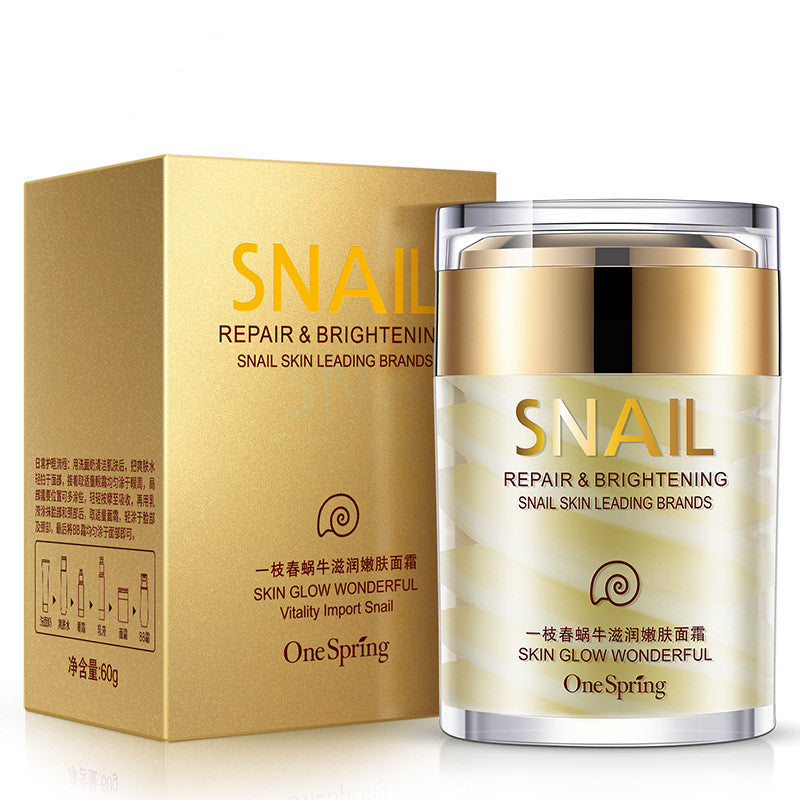 Snail Moisturizing Face and Eye Cream - Rejuvenating Skin Care Set