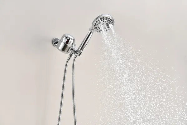 2.0 GPM Handheld Shower Head with Filter & Rain Spray - Easy Install
