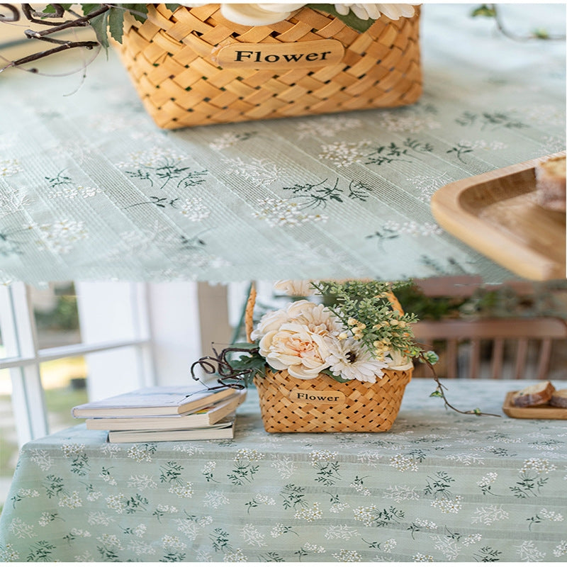 Rectangular Tablecloth for Dining Room Kitchen Home Decor Dustproof