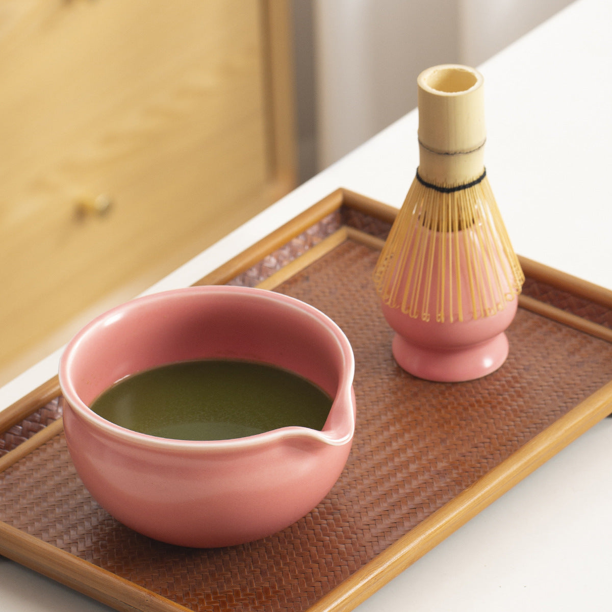 Japanese Matcha Ceramic Bowl - Traditional Tea Drinking Bowl for Kitchen