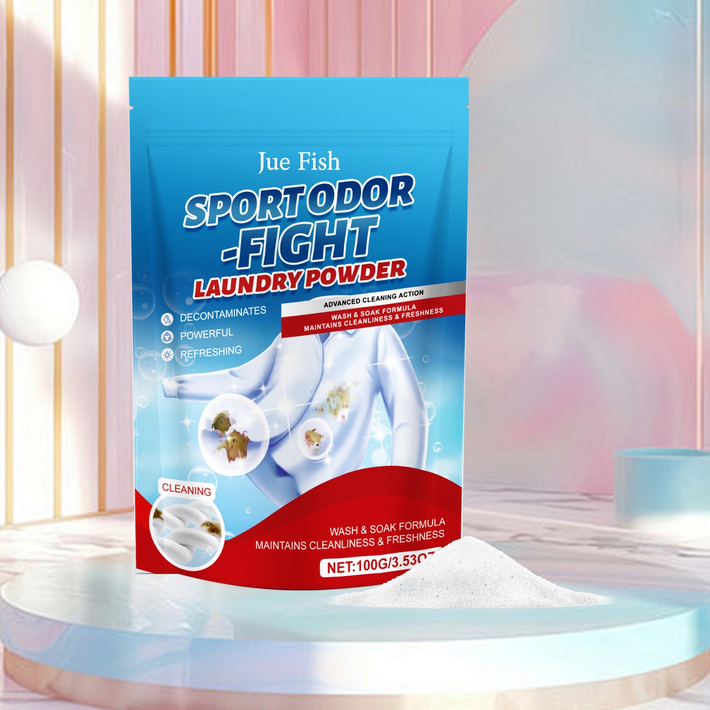 Clothing Stain Remover Powder 100g - Fabric & Garment Cleaner