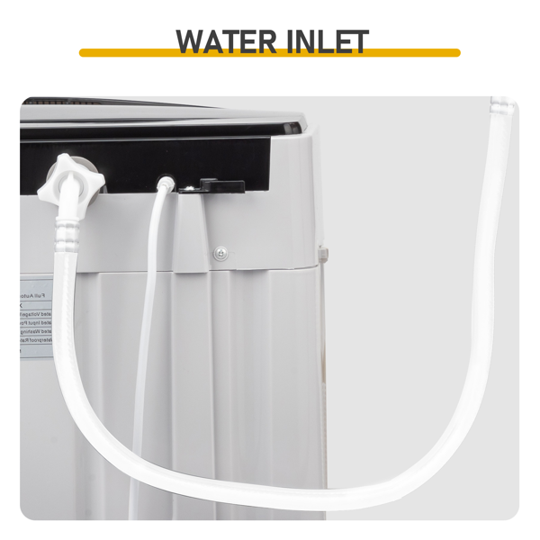 Full-Automatic Washing Machine Top Load Portable Compact Laundry