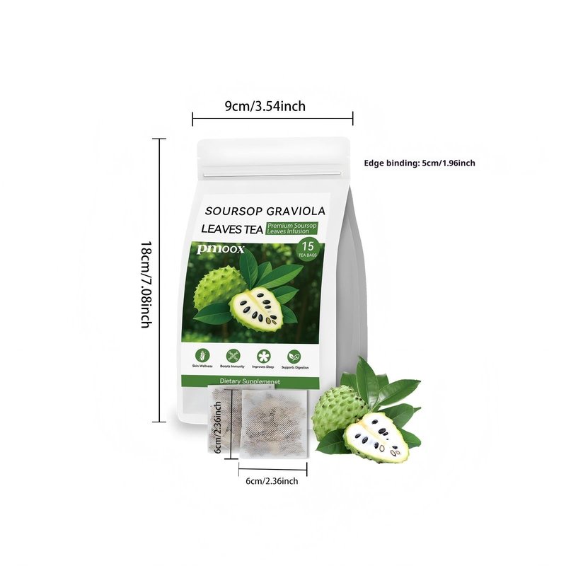 Annona Fruit Leaf Herbal Tea - 15 Bags