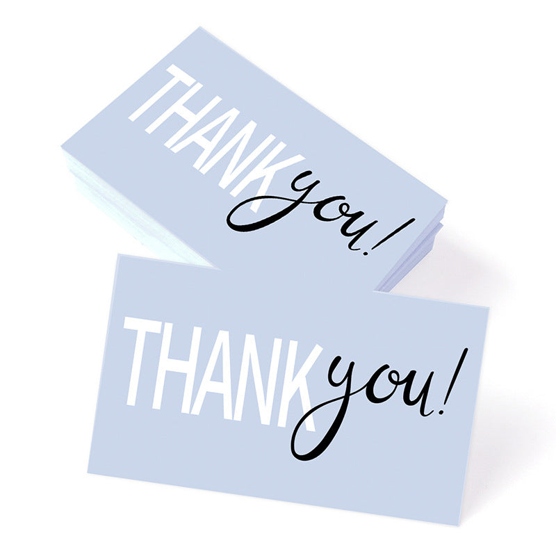 Thank You Greeting Cards Set for Weddings Parties & Holidays - 50 Pack