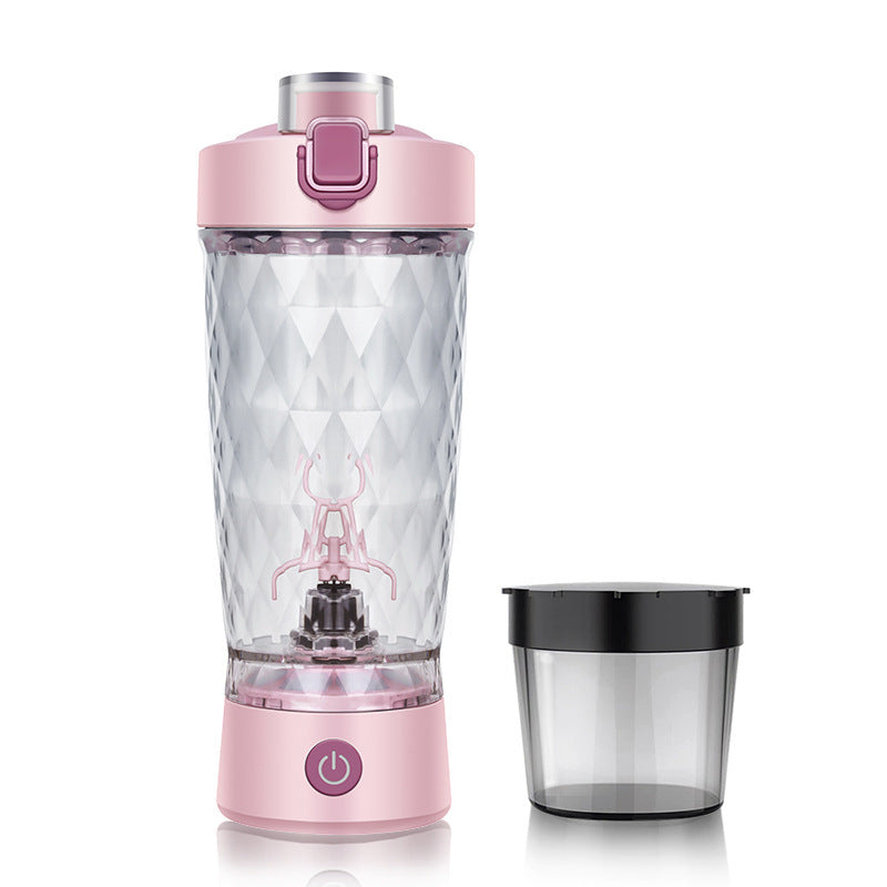 Automatic Mixing Plastic Cup with Powder Storage - 501-600ml, Vibration & Blending