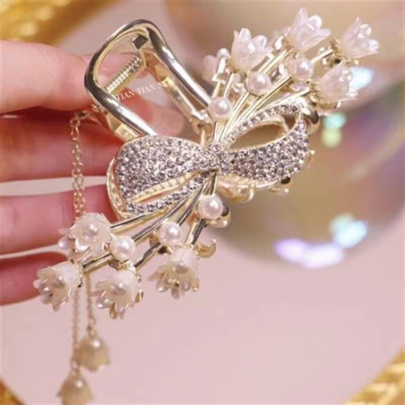 Butterfly Tassel Hair Clip