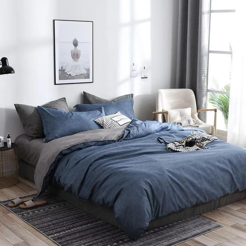 Luxurious 3-Piece Bedding Set with Duvet Cover and Pillowcases - Multiple Sizes