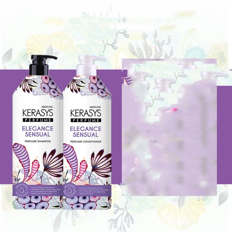 Luxury 600ml Purple Shampoo and Conditioner Set for Hair Care & Fragrance