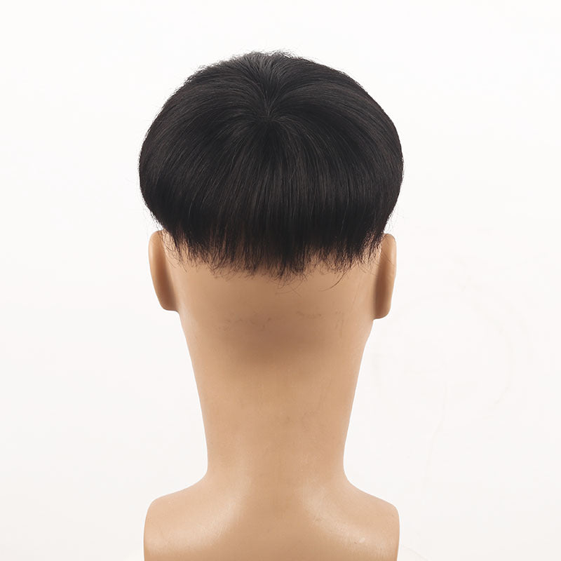 Men's Short Hair Wig with 16x18 Mechanism and Natural Black Variants
