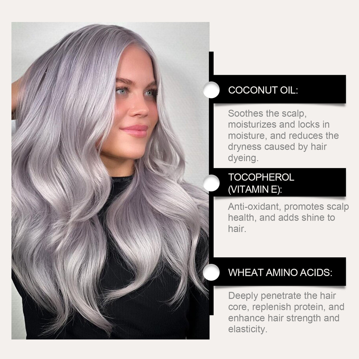 Long-Lasting Nourishing Hair Color Spray with Plant Extracts 30ml & 3pcs Set