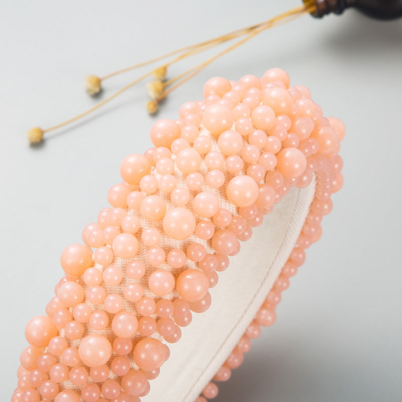 Beaded Pearl Headband Fashion Hair Accessory