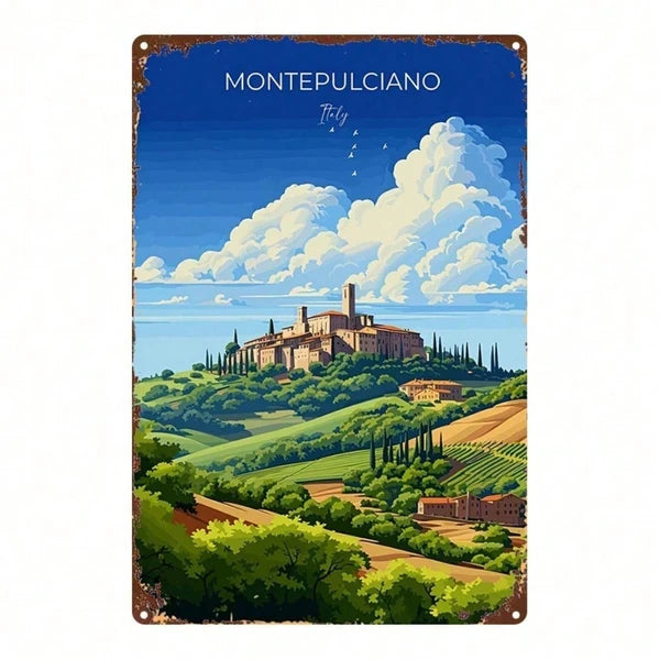 Metal Tin Sign Wall Decoration - 20cm x 20cm